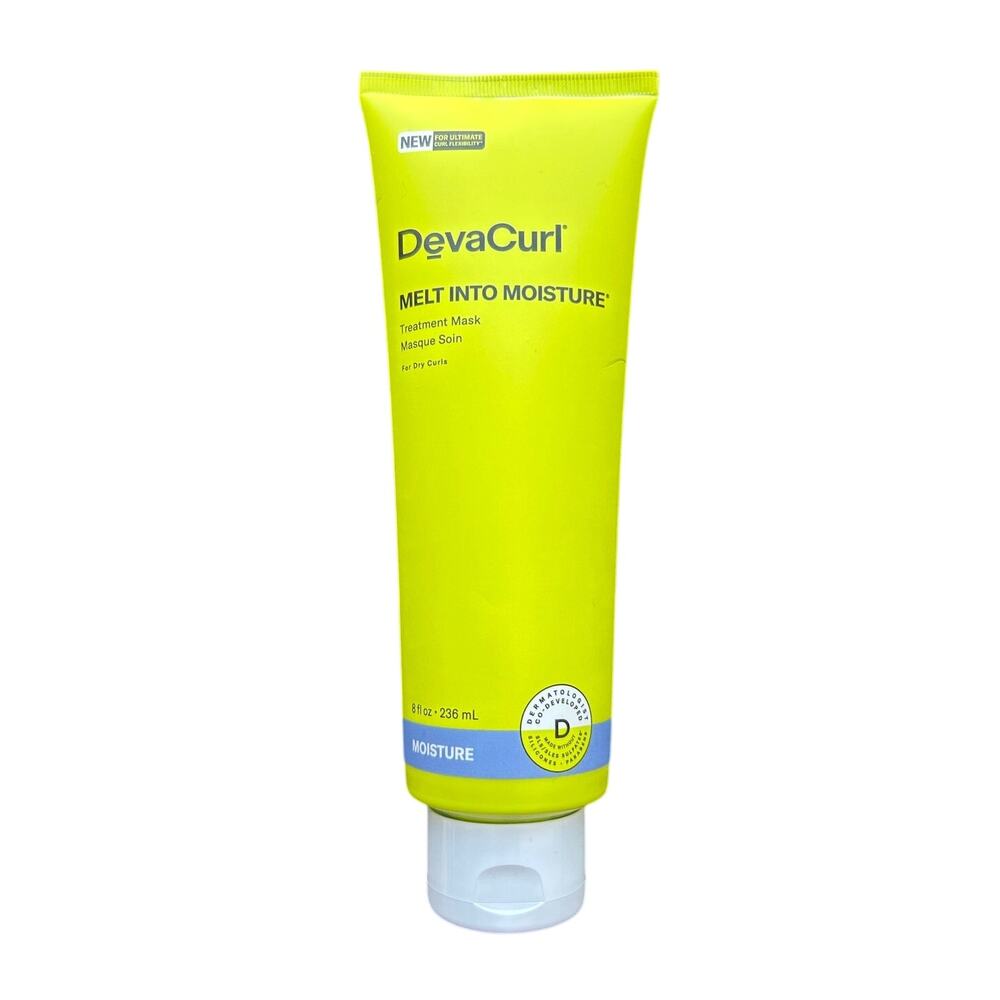DevaCurl Melt Into Moisture Hair Treatment Mask 8oz for Curly Hair Deva Curl